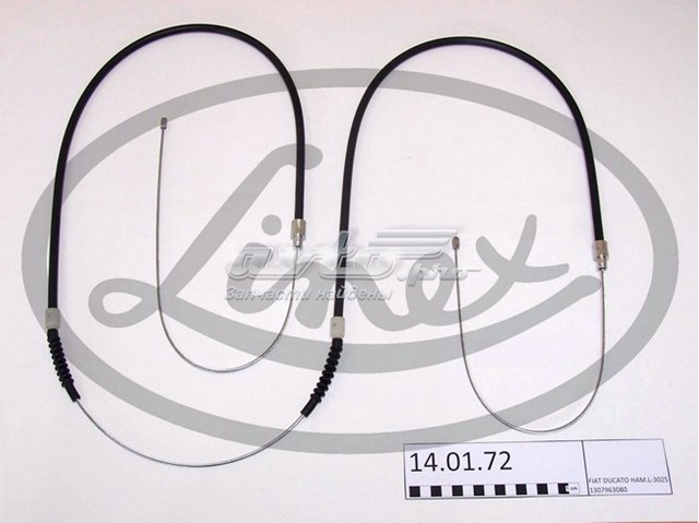 14.01.72 Linex cable de freno de mano trasero derecho/izquierdo