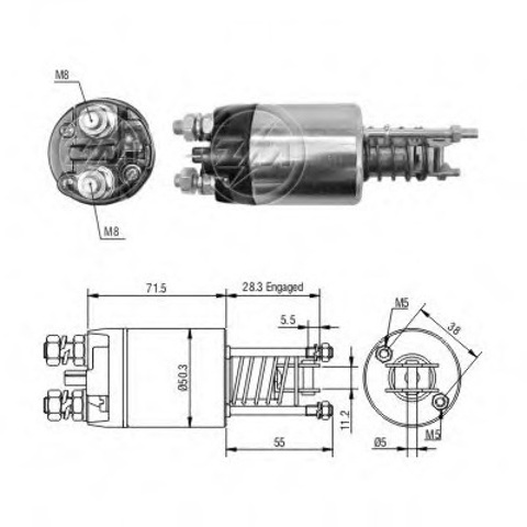 ZM4651 ZM interruptor magnético, estárter