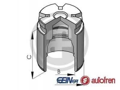  Émbolo, pinza del freno trasera para Hyundai I30 