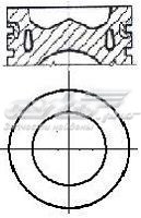 87-432205-00 Nural pistón completo para 1 cilindro, cota de reparación + 0,25 mm