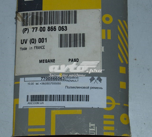 7700866063 Renault (RVI) 