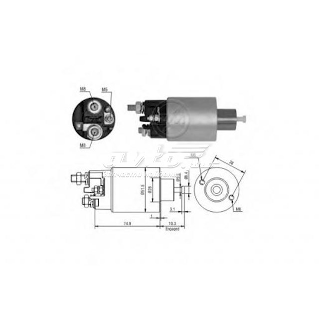 ZM2993 ZM interruptor magnético, estárter